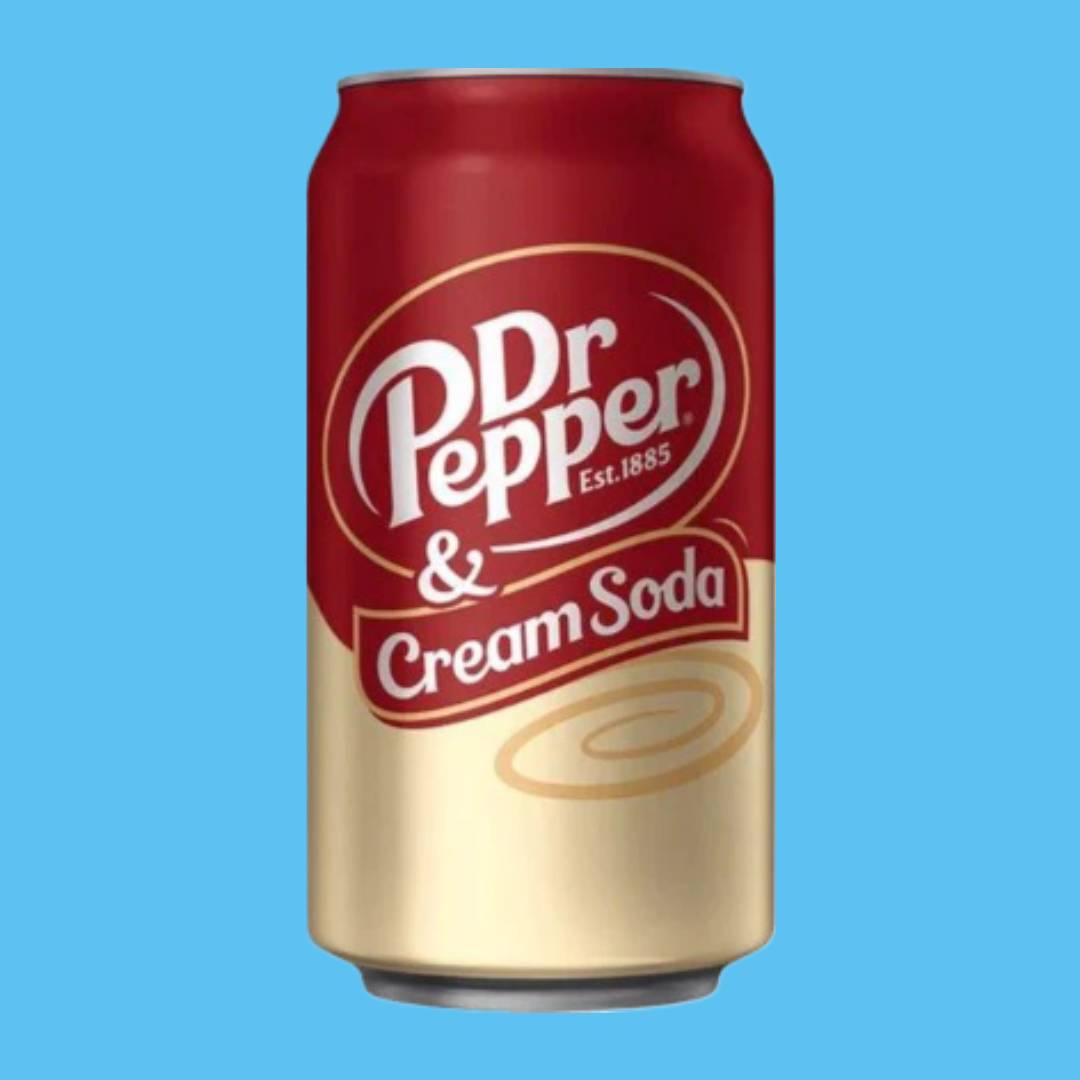 DR PEPPER & CREAM SODA 355ml