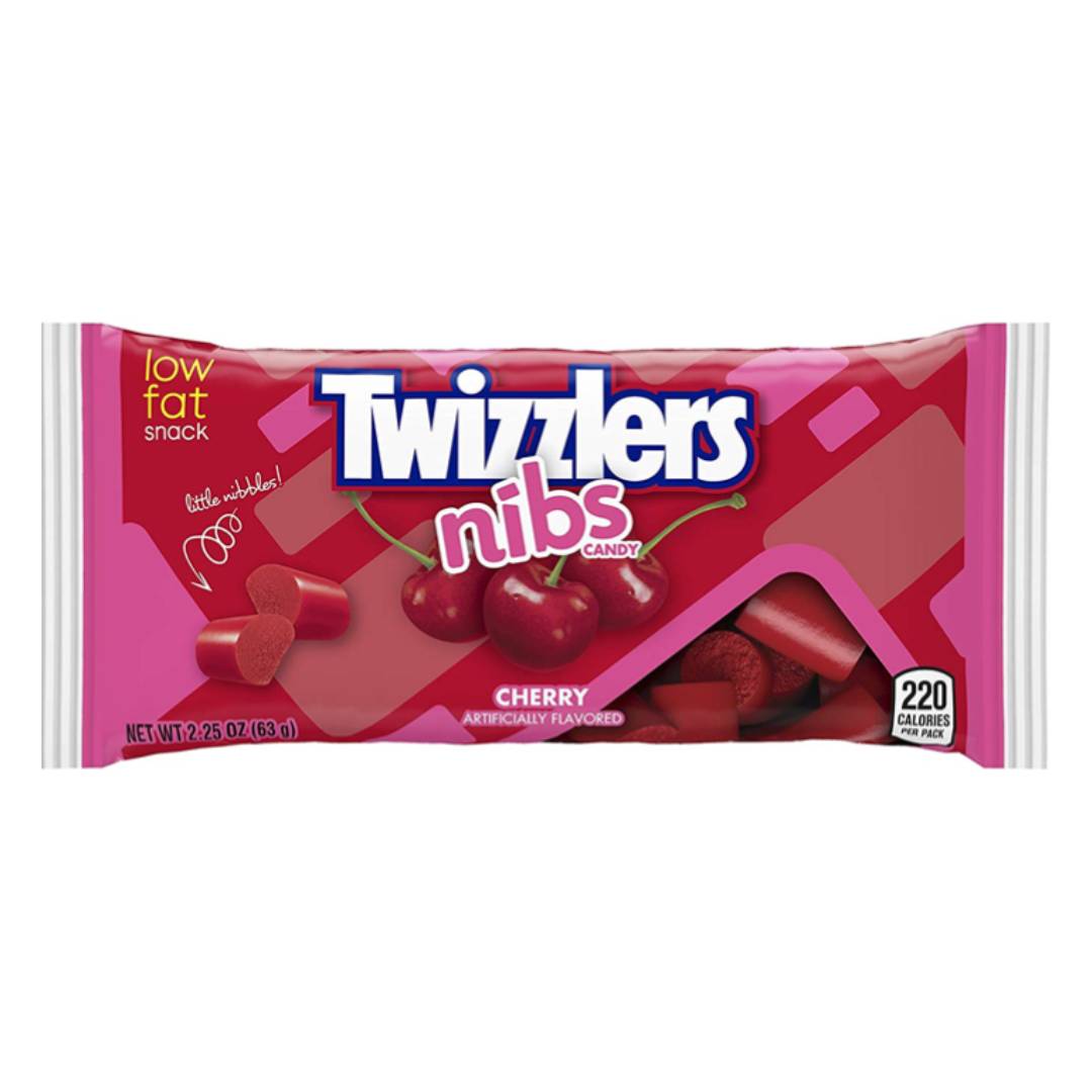 TWIZZLERS - cherry nibs 63g