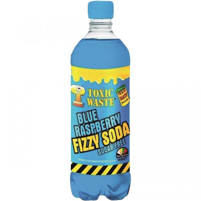 TOXIC WASTE - BLUE RASPBERRY fizzy soda 500ml