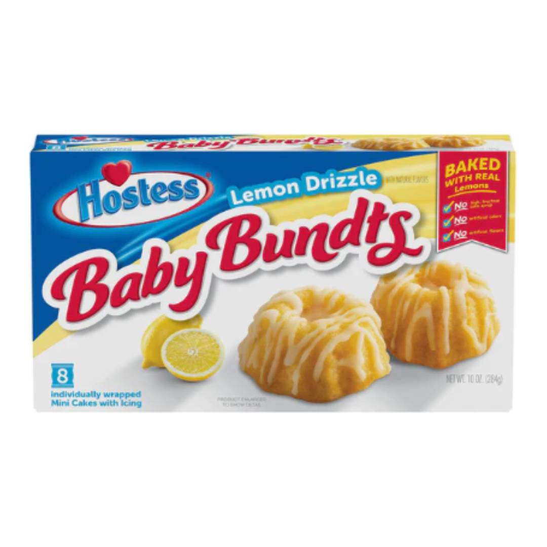 Hostess - lemon drizzle baby bundts 284g