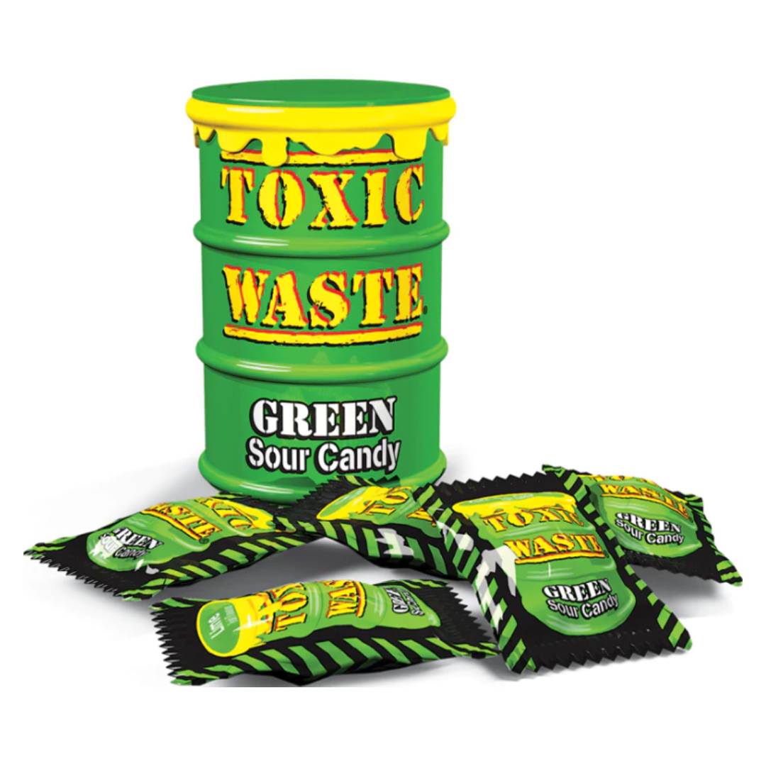 TOXIC WASTE - green sour candy 42g