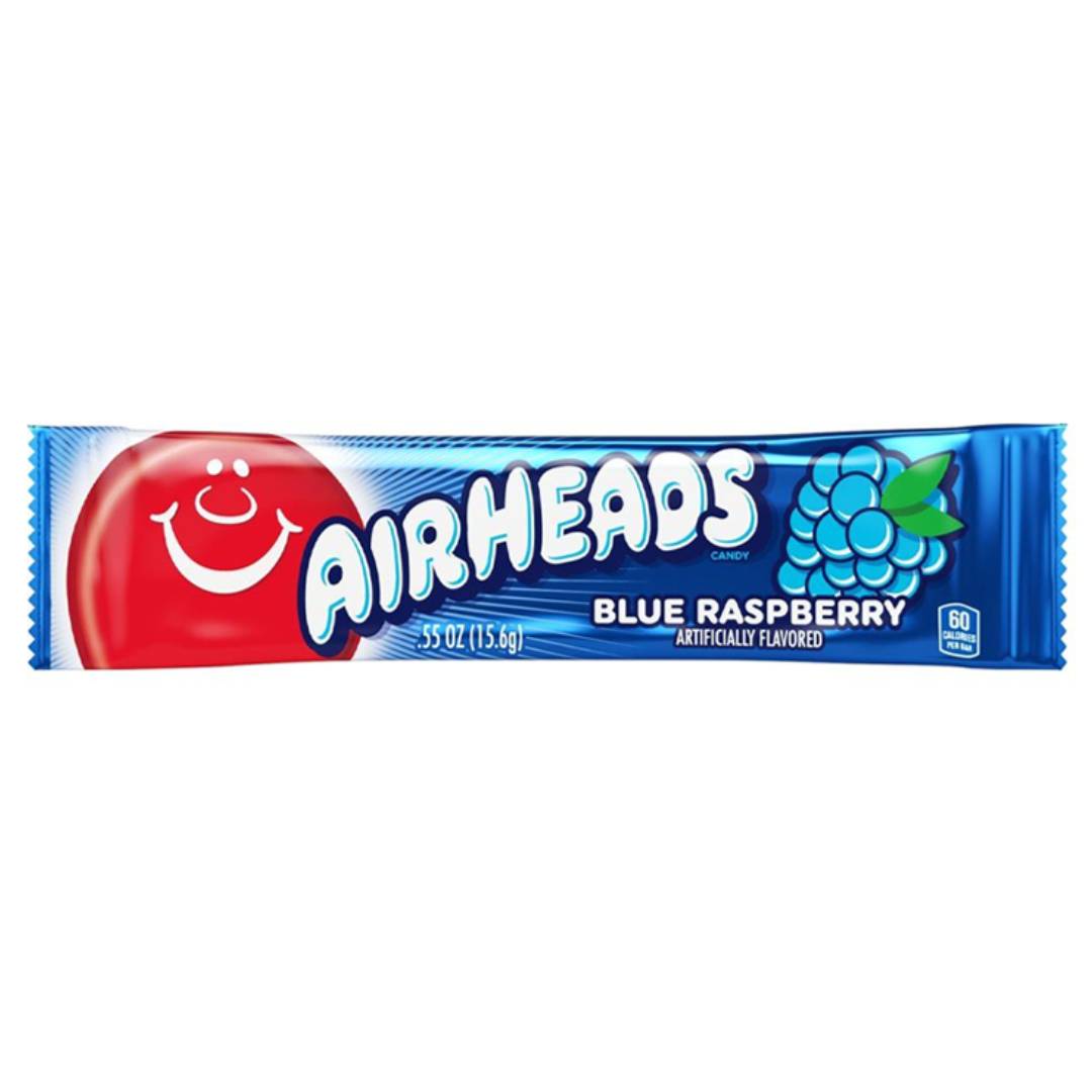 AIRHEADS - blue raspberry candy bar 15.6g