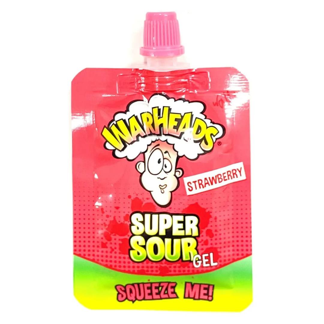 WARHEADS - STRAWBERRY super sour gel 20g