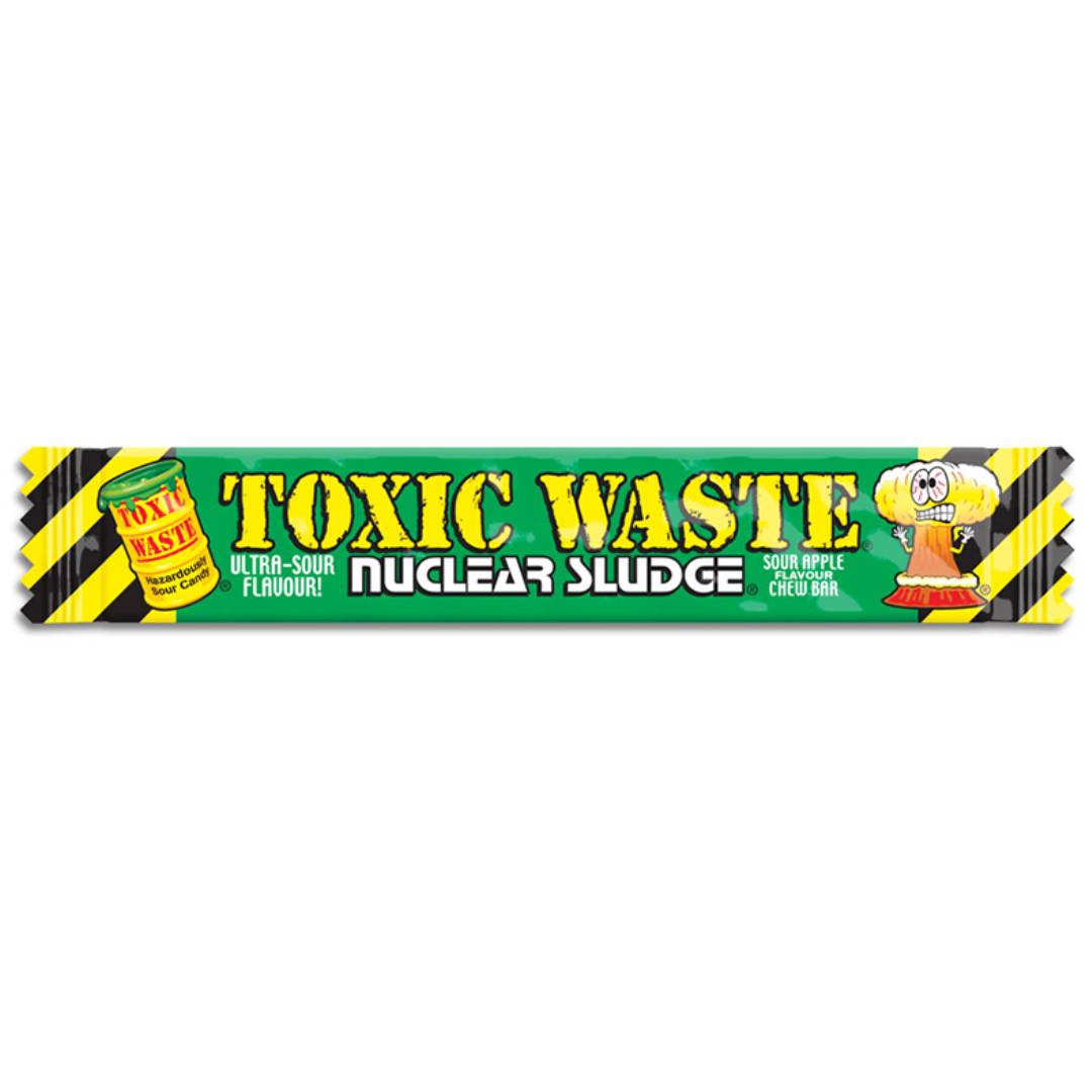 TOXIC WASTE - sour apple chew bar 20g