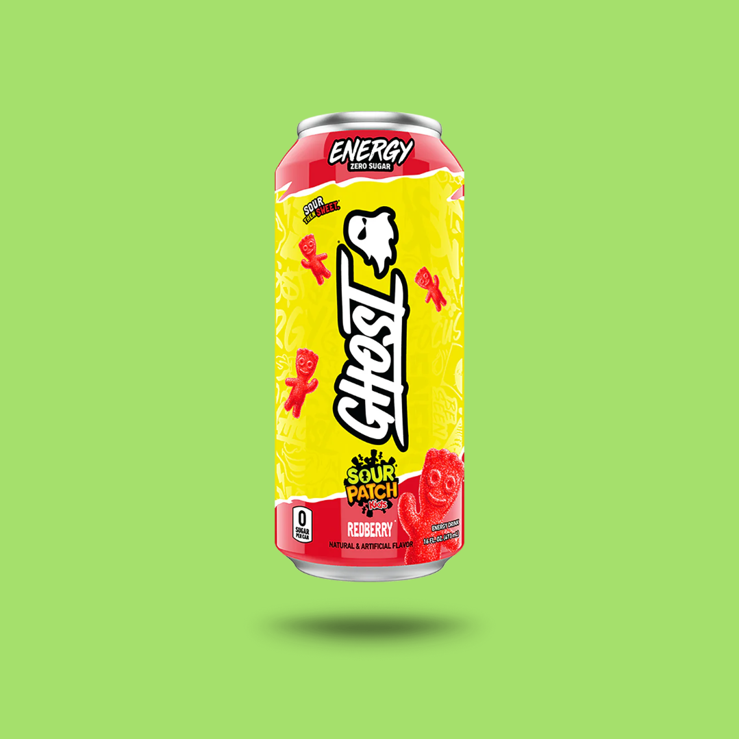 Ghost Sour Patch Kids- redberry energy drink 473ml