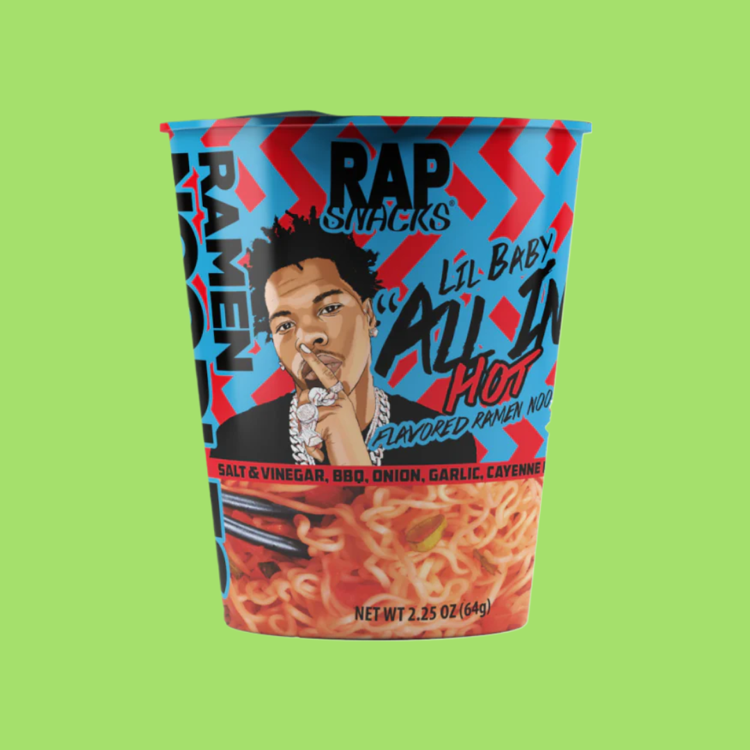 Rap Snacks- hot ramen noodles 64g