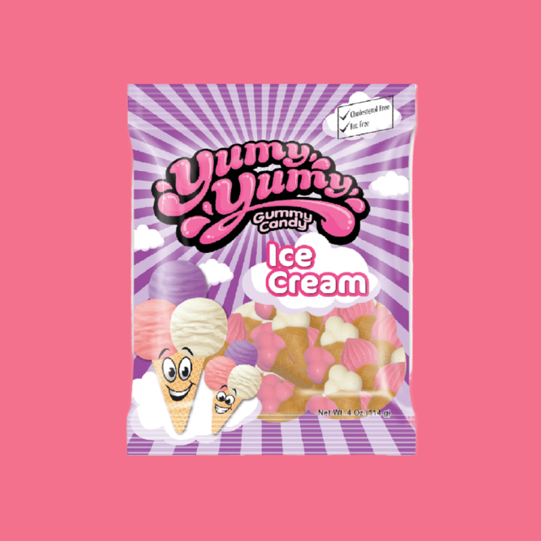 Yumy Yumy- ice cream gummy candy 114g
