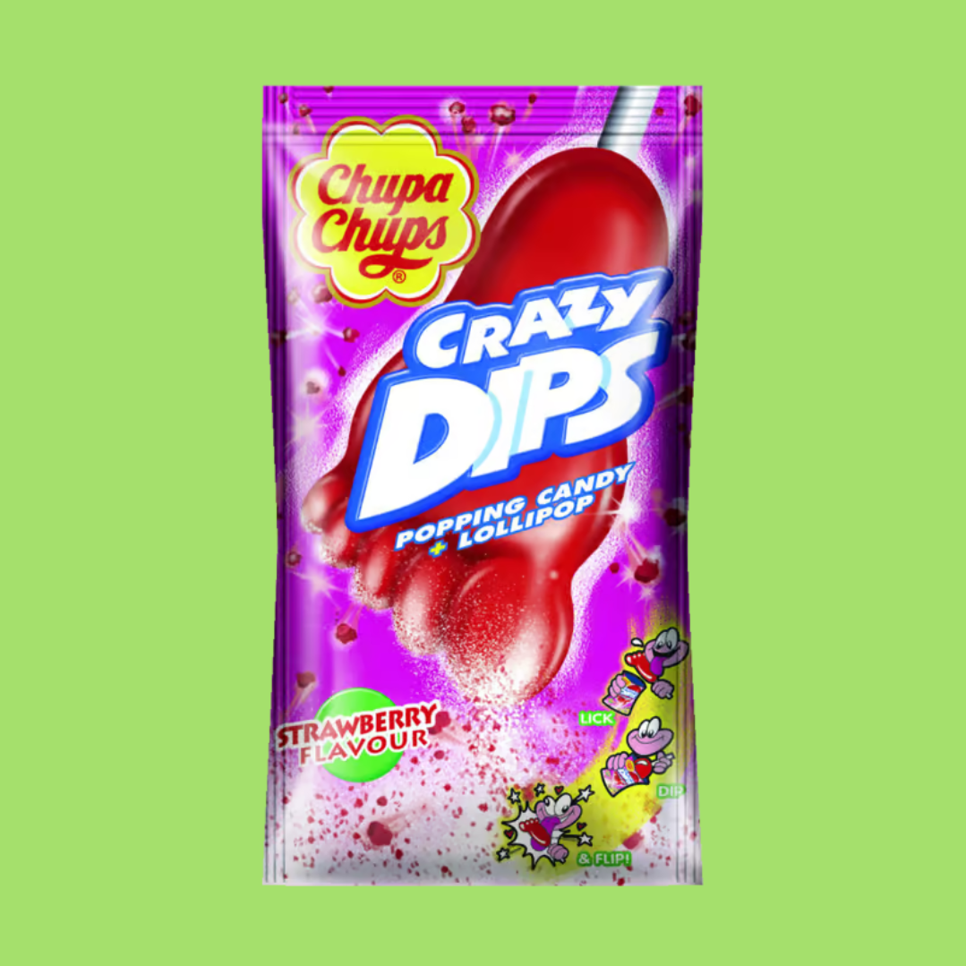 Crazy Dips- strawberry flavor 14g