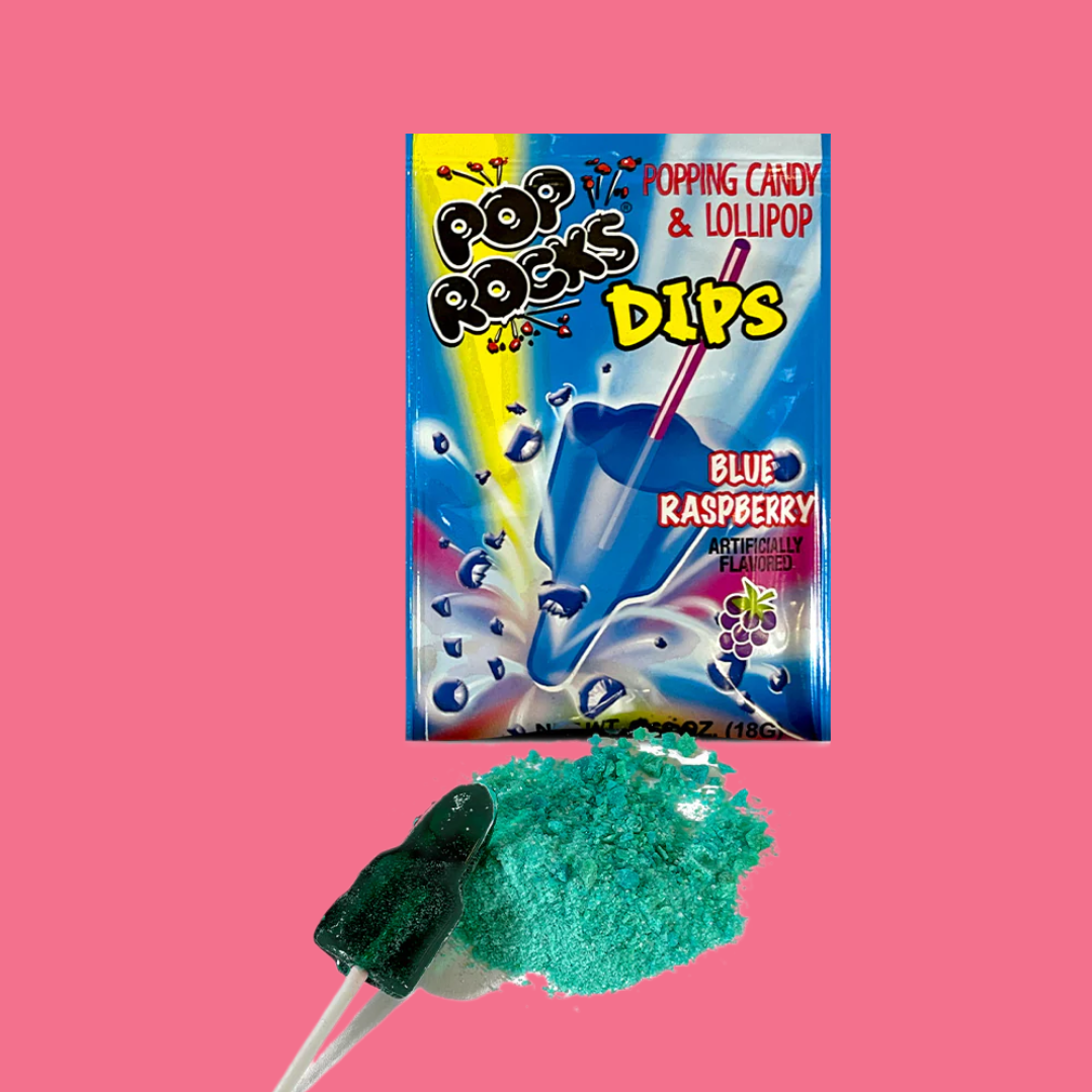 Pop Rocks Dips- blue raspberry 18g