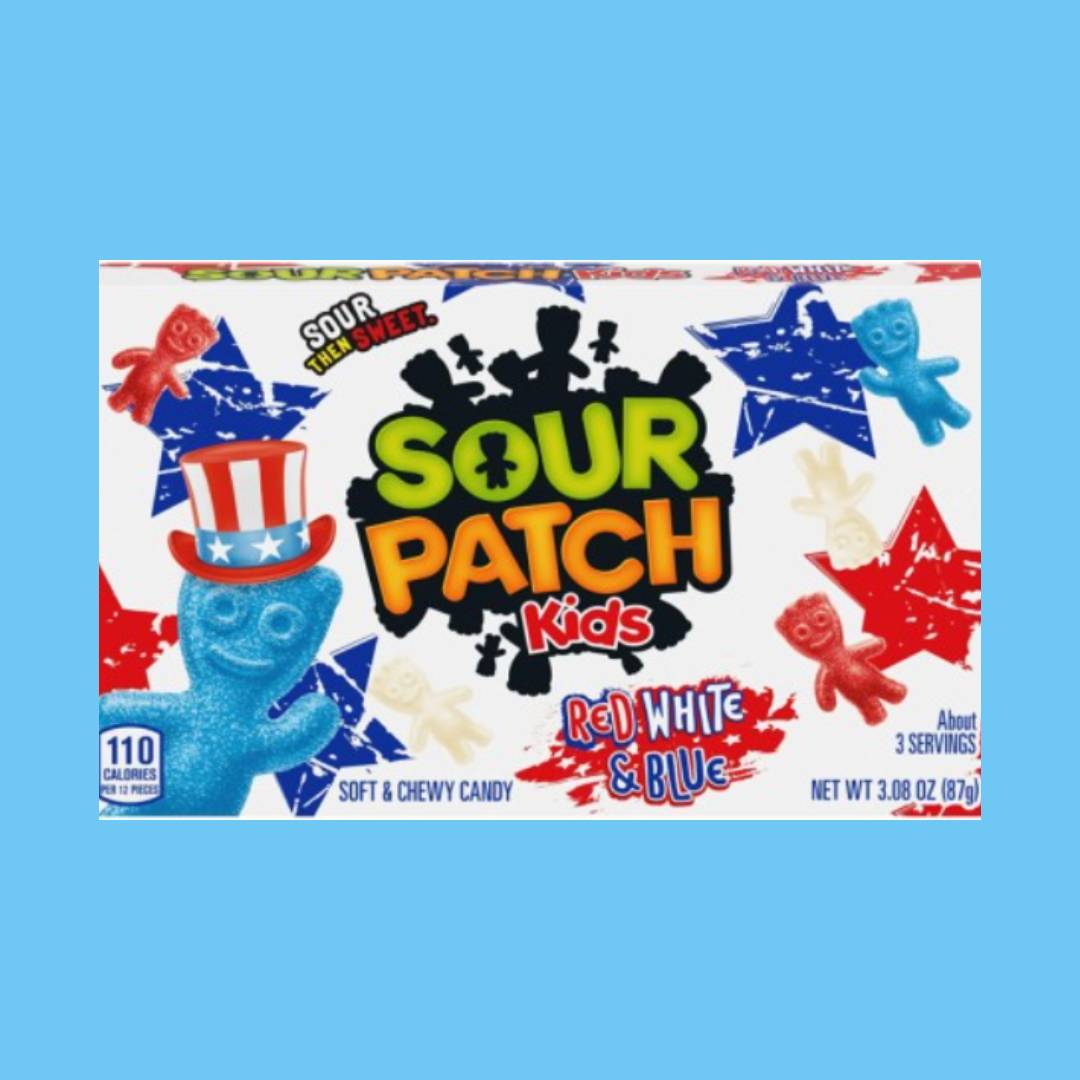 SOUR PATCH KIDS - red white & blue 87g