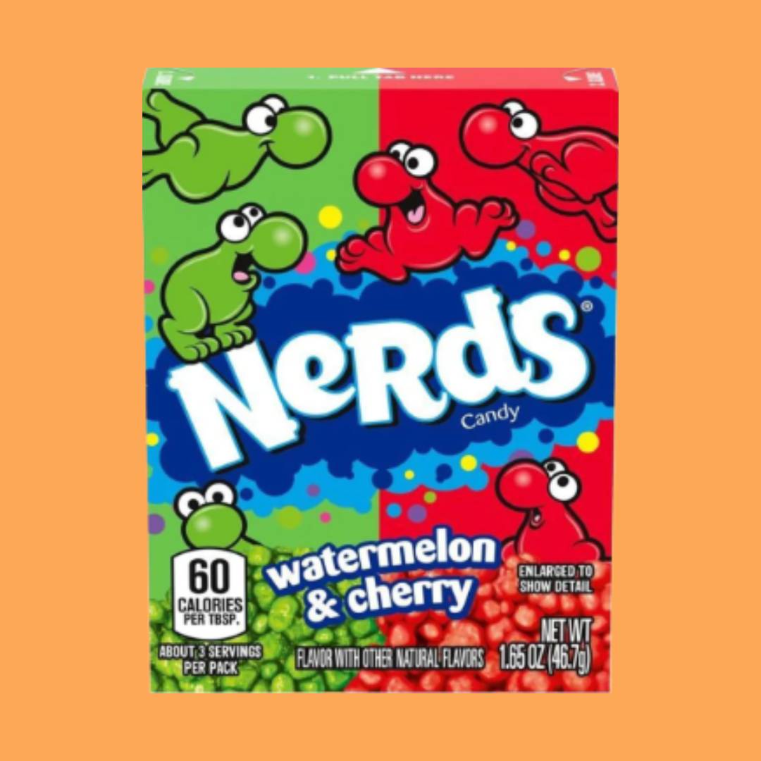 NERDS - watermelon & cherry 46.7g