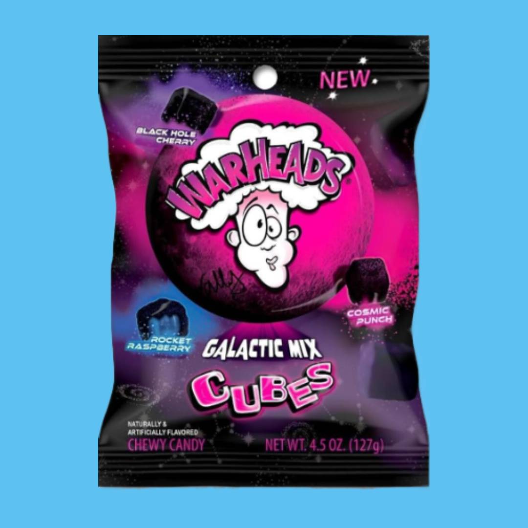 WARHEADS - galactic mix cubes 127g