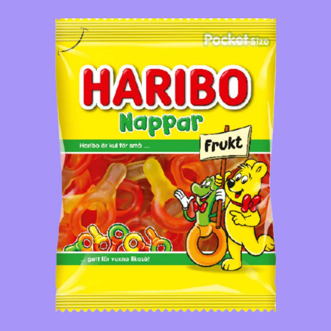 HARIBO Nappar - frukt 80g
