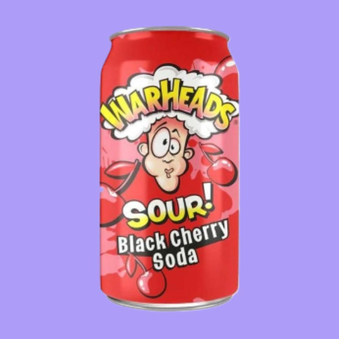 WARHEADS - sour black cherry 355ml