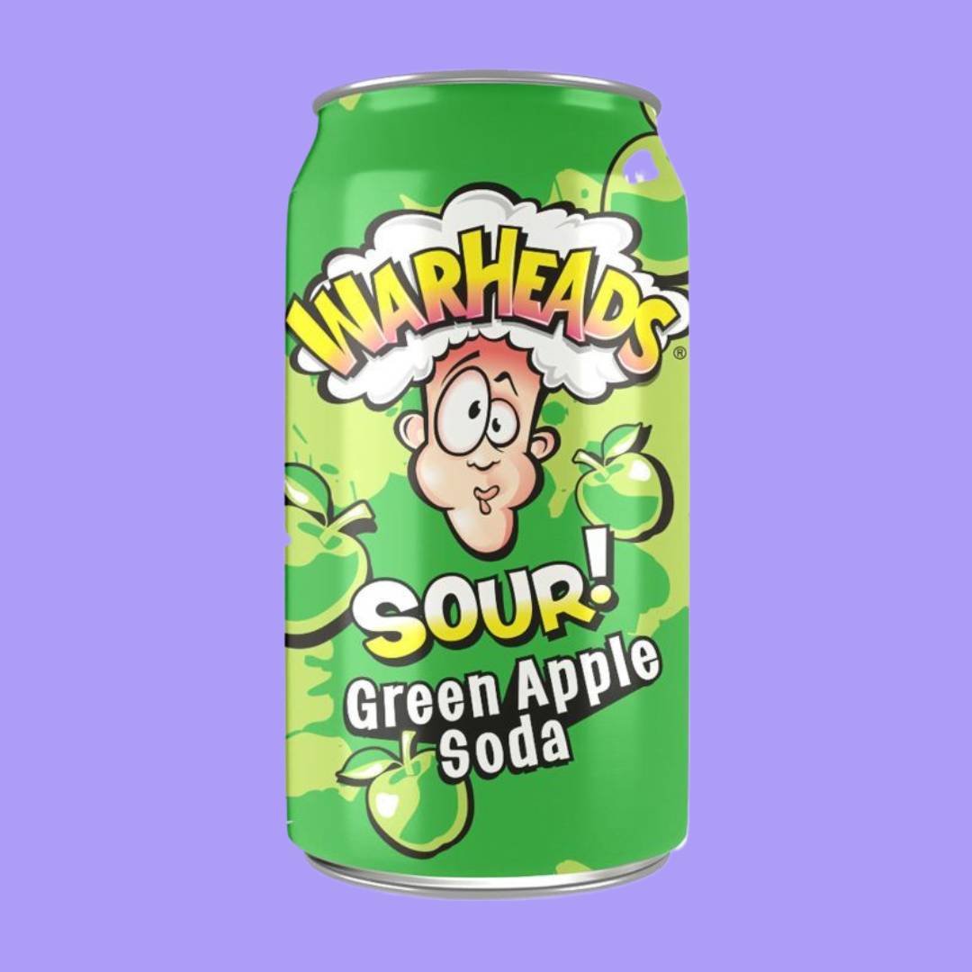 WARHEADS - sour green apple 355ml