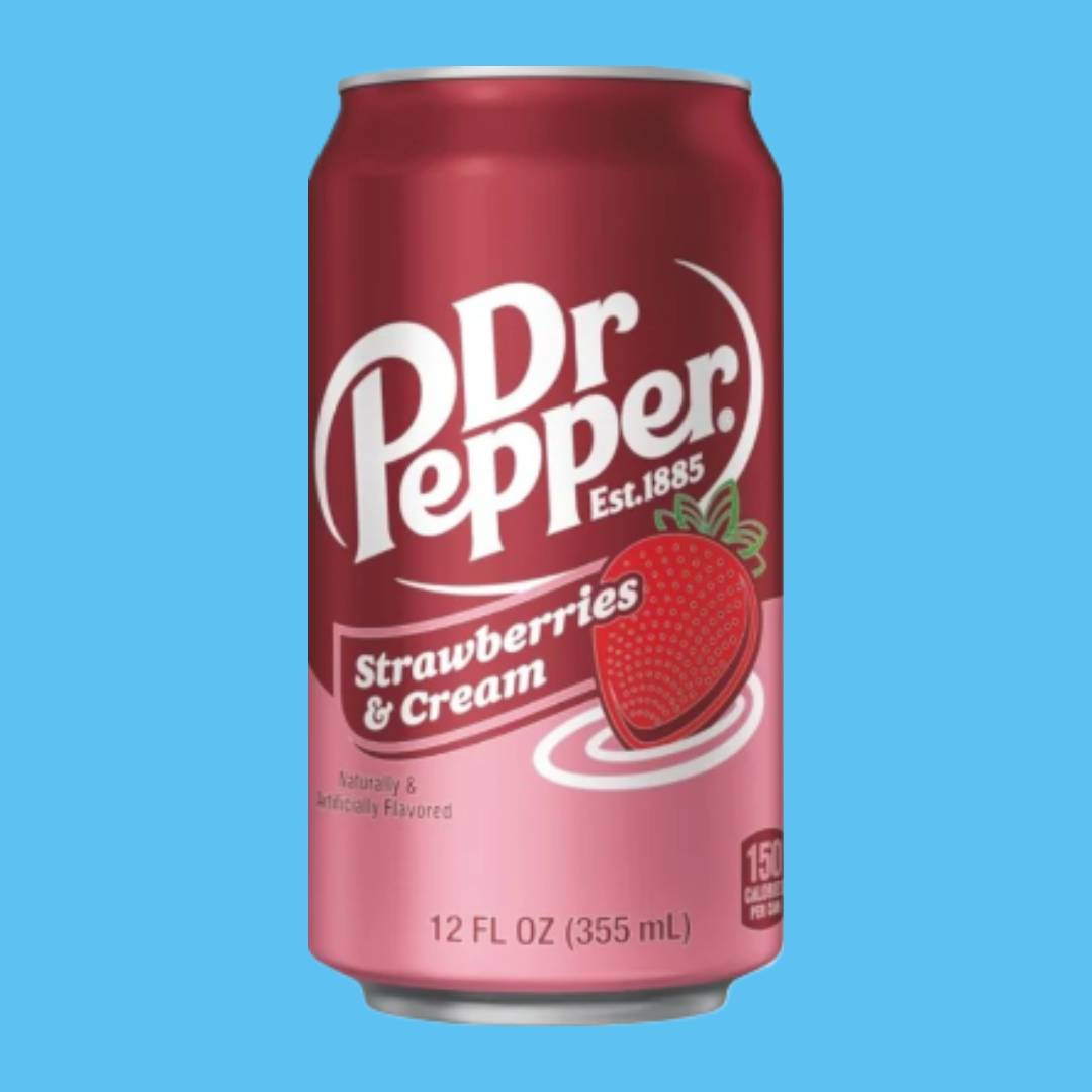 DR PEPPER - strawberries & cream 355ml