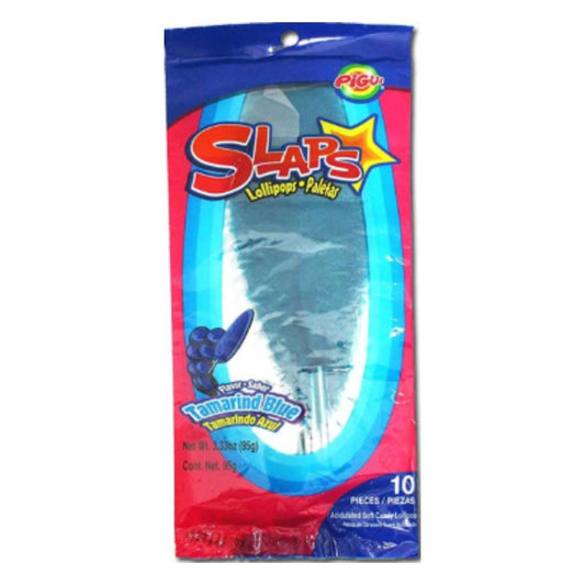 SLAPS - tamarind blue 10 lollipops 95g