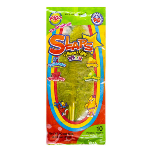 SLAPS - 4flavors mix 10 lollipops 95g