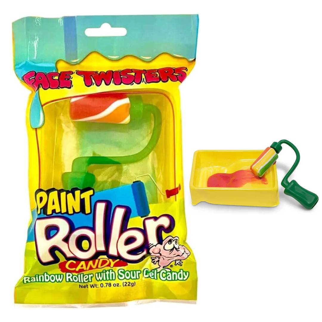 PAINT Roller - rainbow sour gel candy 22g
