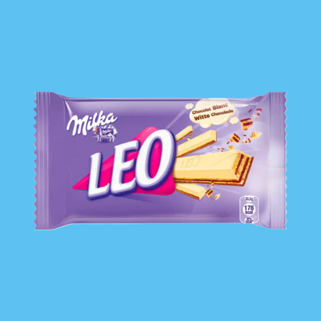 Milka - leo white choco bar 34g