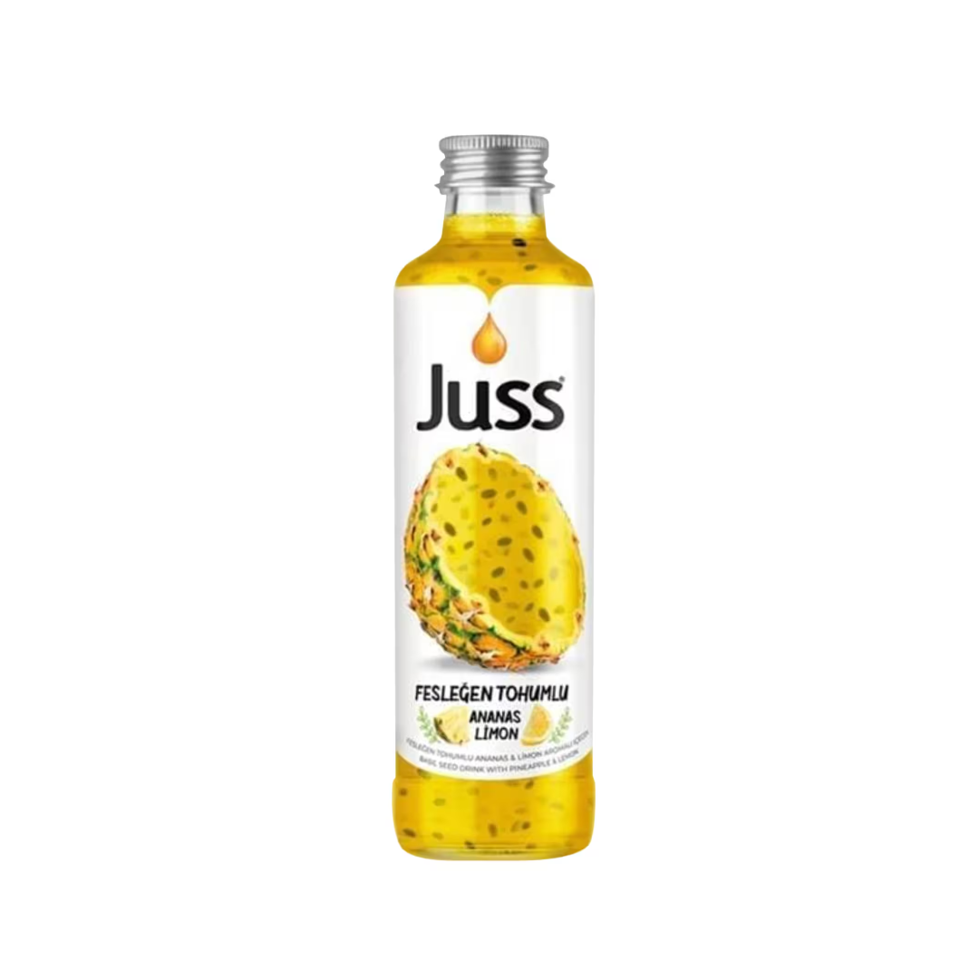 Juss - ananas lemon basil seeds juice 250ml