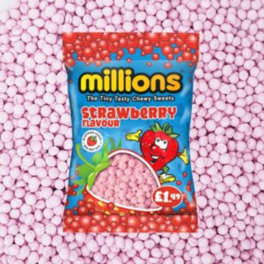Millions - strawberry sweets 110g