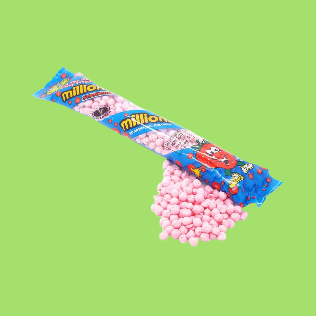 Millions - strawberry chewy sweets 55g
