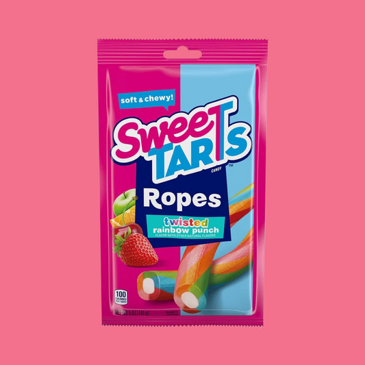 Sweet Tarts Ropes- rainbow punch 141g
