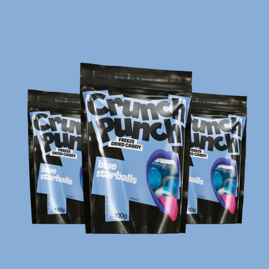 Crunch Punch: Freeze-Dried Blue Starballs (200g)
