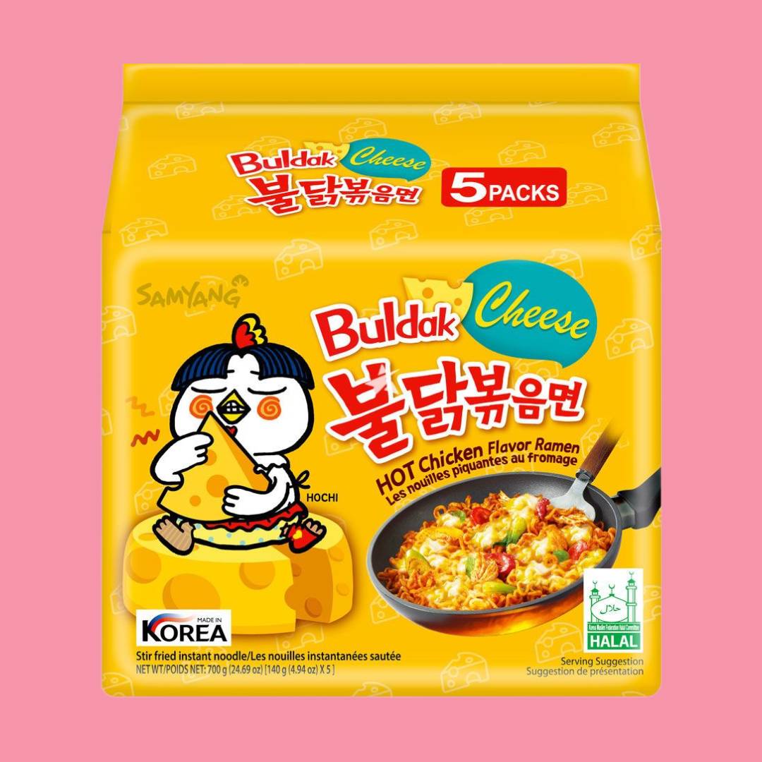 SAMYANG - CHEESE Chicken ramen noodles 5x140g