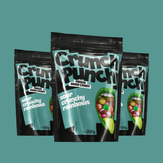 Crunch Punch: Freeze-Dried Sour Crunchy Rainbows (200g)