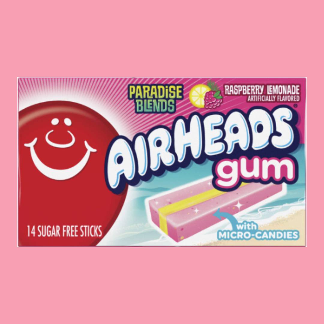 AIR HEADS - paradise blends gum (14 sugar free sticks))