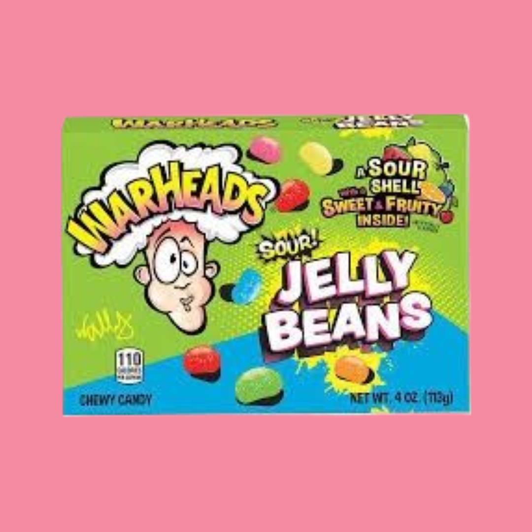 WARHEADS - sour JELLY BEANS 113g
