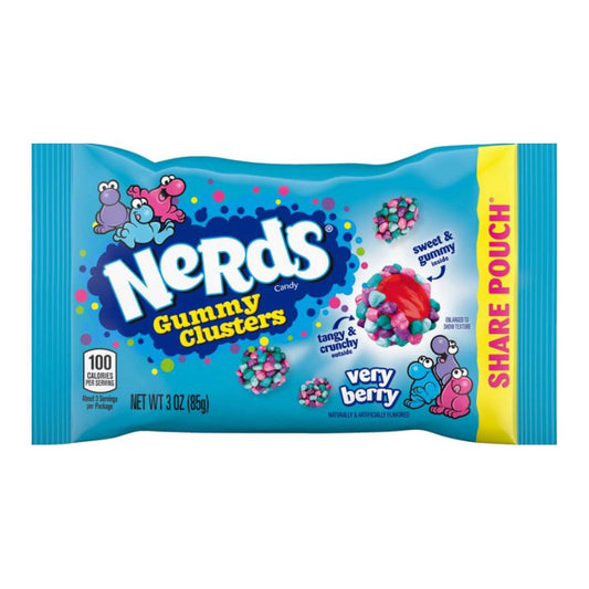 NERDS - very berry gummy clusters 85g