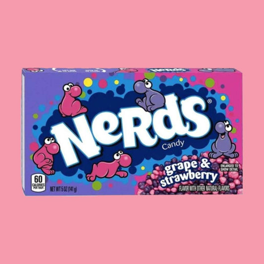 NERDS - grape & strawberry box 141g