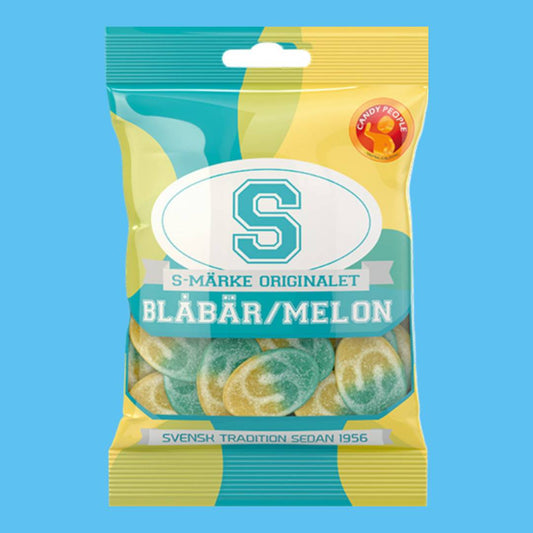 S MÄRKE - blåbär/melon 80g