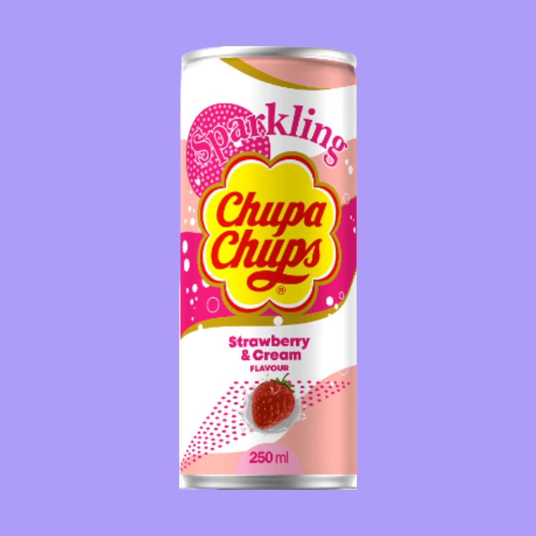 Chupa Chups - strawberry & cream 250ml